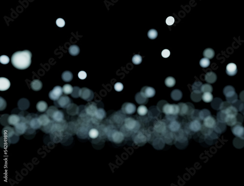 Abstract light bokeh particles