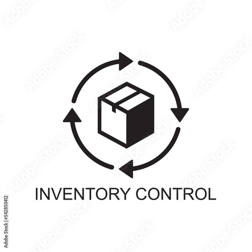 inventory control icon , distribution icon