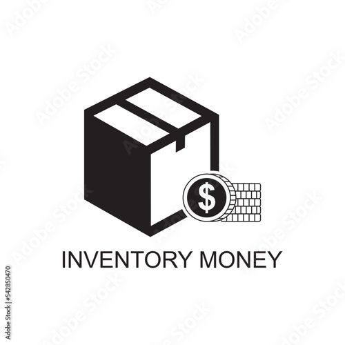 inventory money icon , management icon