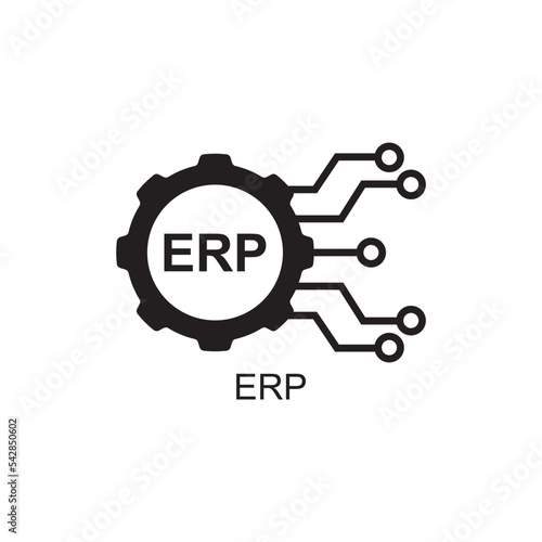 erp icon , inventory icon vector
