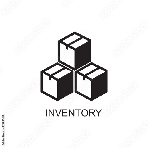 inventory icon , logistic icon vector