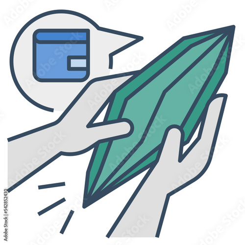 financial problem icon