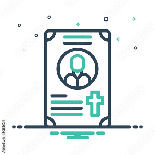 Mix icon for obituaries