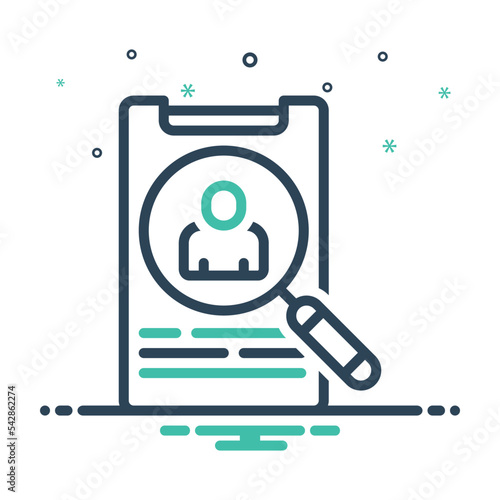 Mix icon for applicant