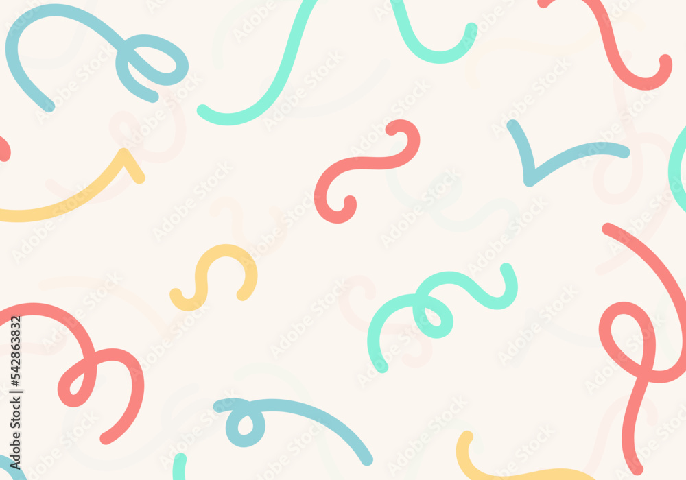 Abstract line curve design pastel color. Abstract line curve design pastel color.