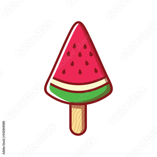 Watermelon popsicle
