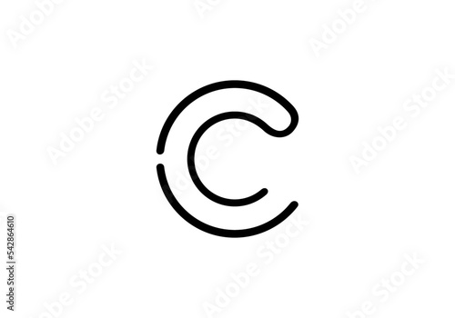 logo letter C vector initial company icon business logo vector