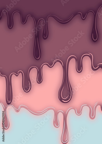 Beautiful drops. Background with drops and movement.Template,wallpaper with liquid drops.Beautifully dripping syrup.Drops of syrup.