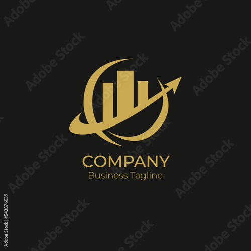 Logo Company Business Black Gold