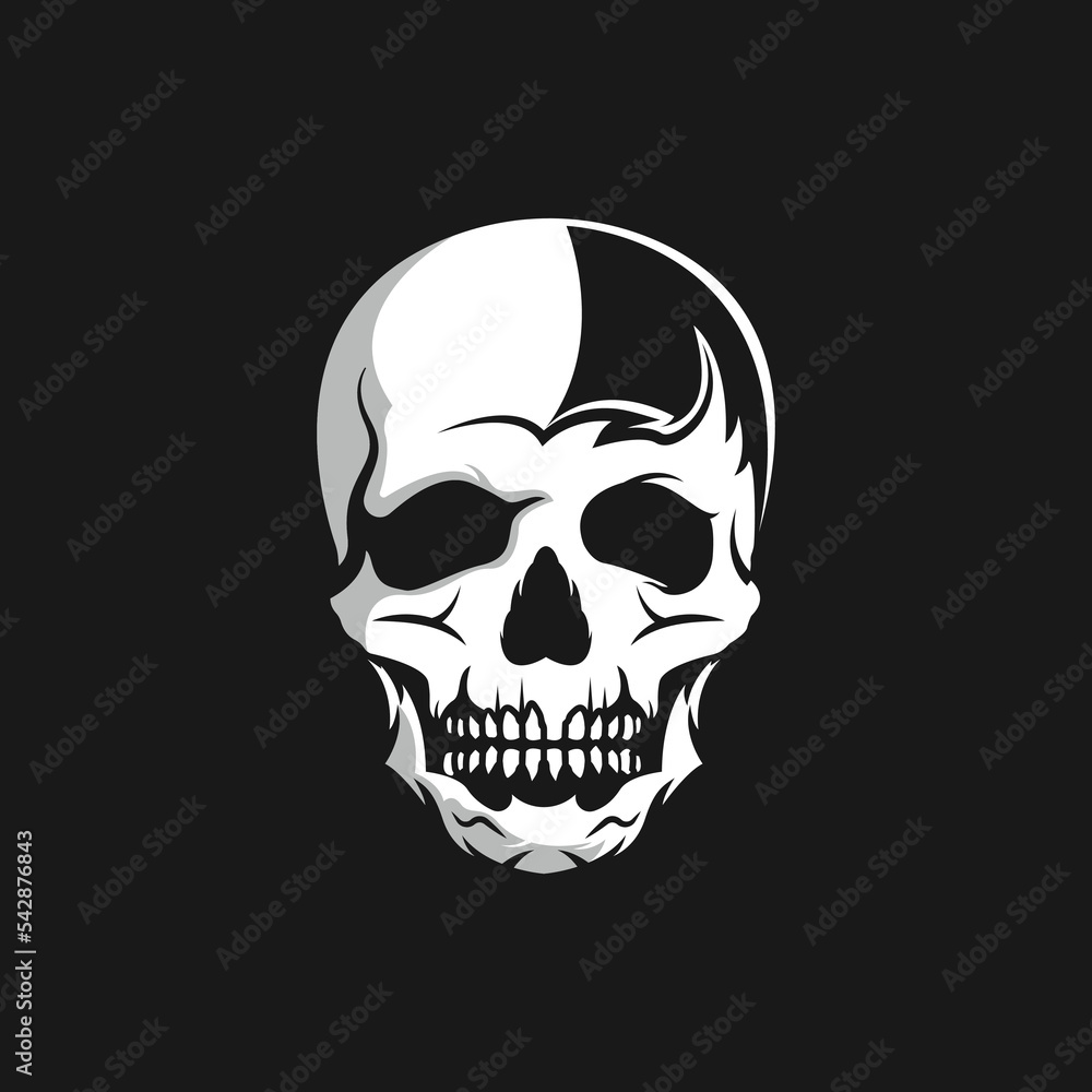 Skull logo Design Template Idea Skull logo Design Template Idea