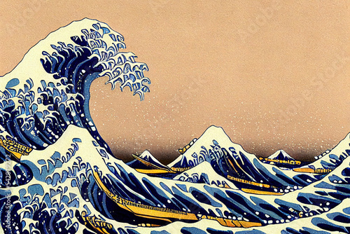 Tablou canvas Greate Wave in ocean