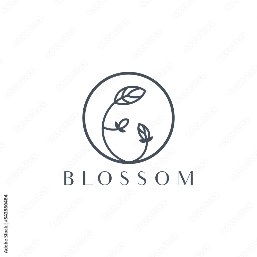 blossom spa and beauty logo design templates blossom spa and beauty logo design templates