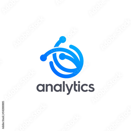 data analytics logo design templates