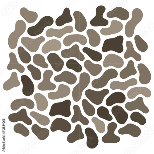 Vector pebble texture. Stones mosaic.