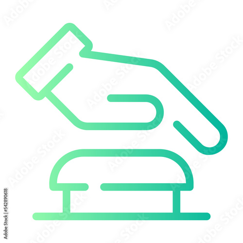 buzzer gradient icon
