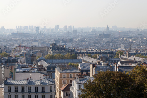 Cityscape of Paris in morning