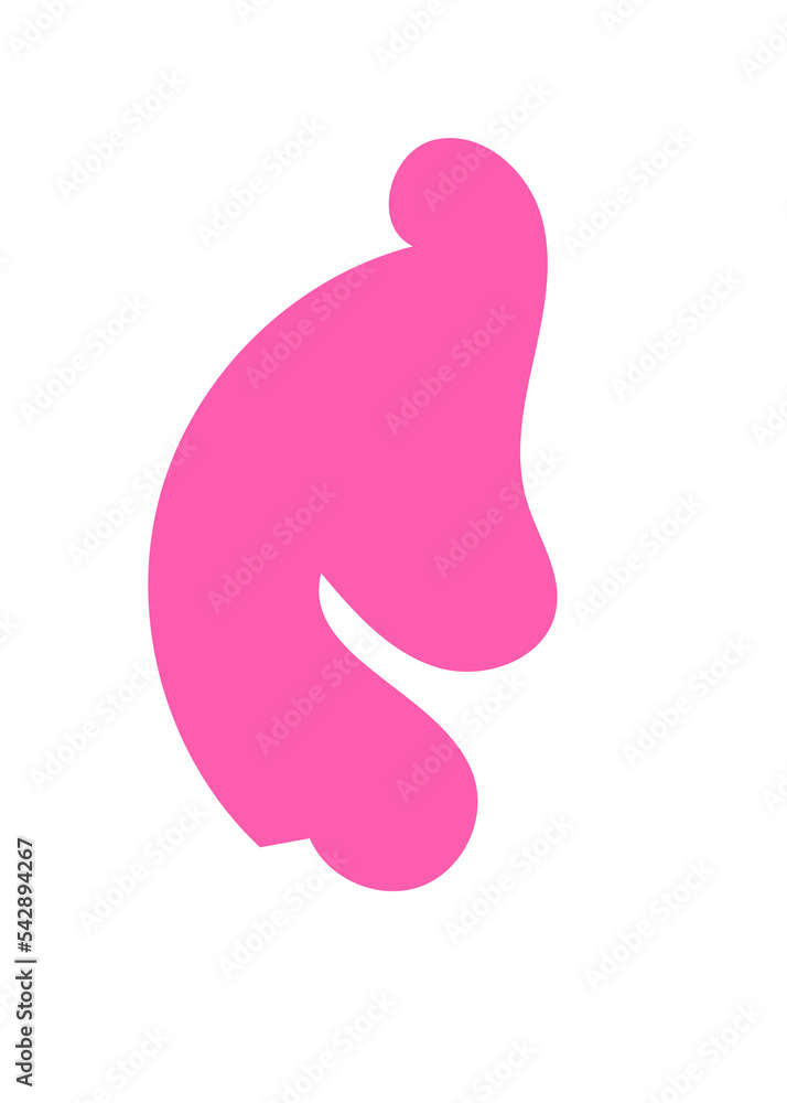 Abstract Blob Pink Shapes Abstract Blob Pink Shapes