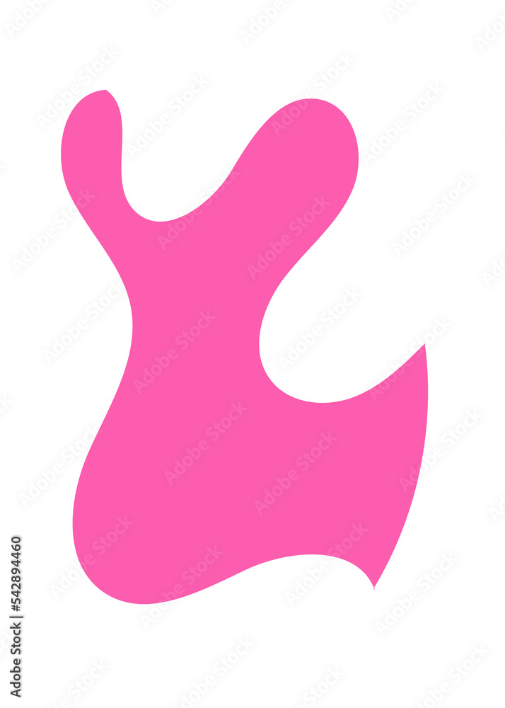 Abstract Blob Pink Shapes Abstract Blob Pink Shapes
