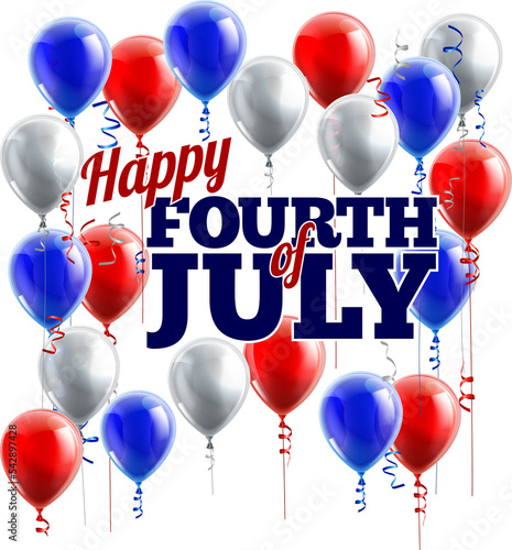 Fourth of July American Fla...