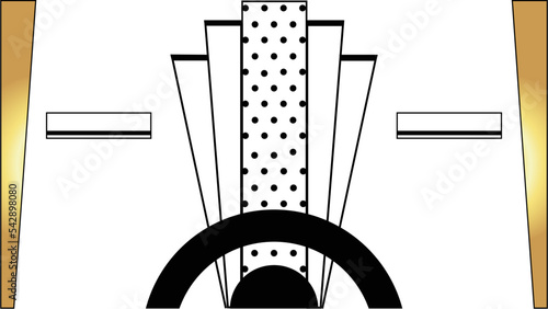 Art Deco Wall Art Vector Design