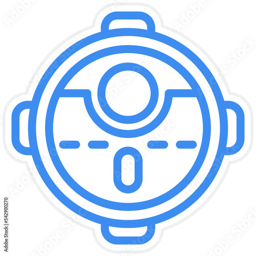 Robotic Vaccum Icon Style