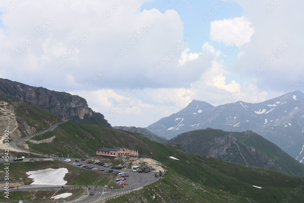 Carretera alpina del Grossglockner, paso de montaña situado en Austria.
