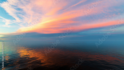 Sonnenuntergang auf der Ostsee