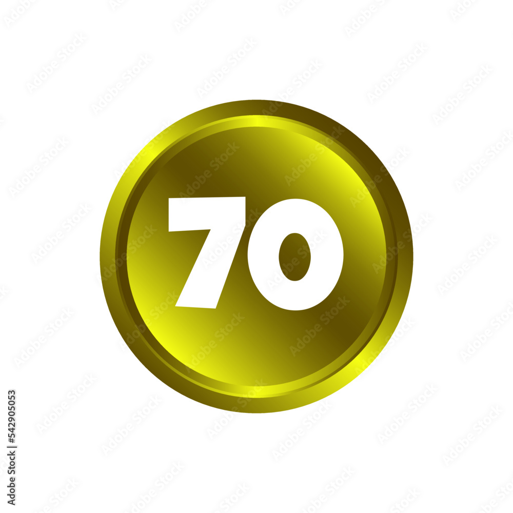 Numeric icon vector design templates Numeric icon vector design templates