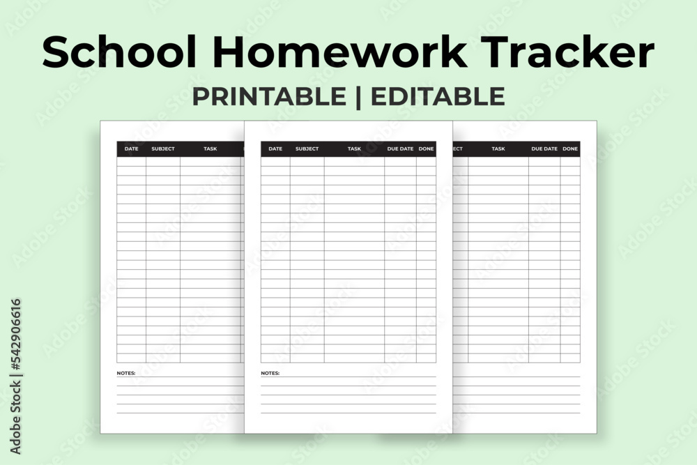 School Homework Tracker School Homework Tracker