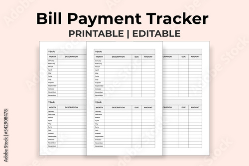Bill Payment Tracker 