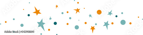 Doodle dots and stars