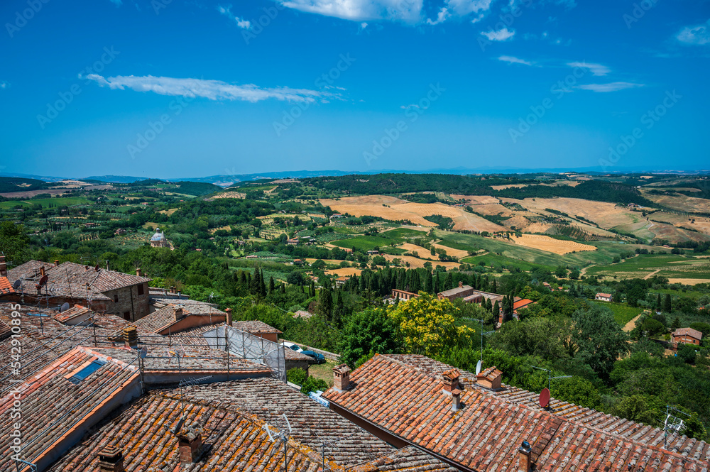 Montepulciano and the Val D'Orcia. Magical Tuscany.