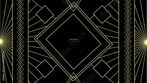 Art deco pattern background