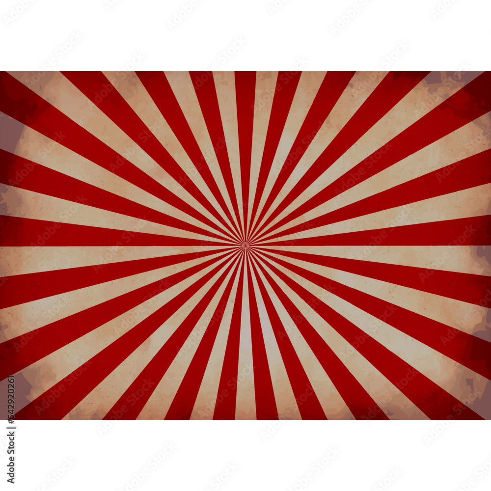 Fototapeta premium Radial pattern background illustration ( vintage texture )