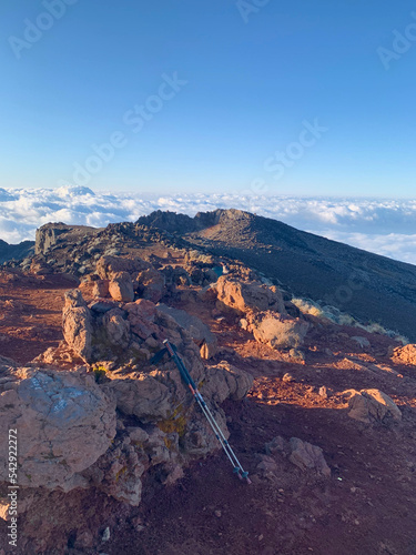 Sommet du Piton des neiges sur l'île de la Réunion