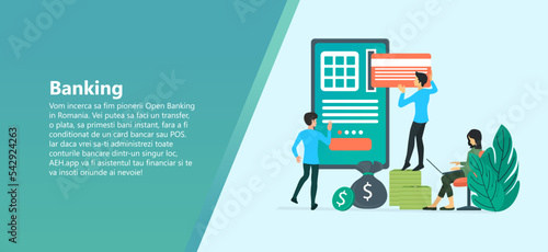 Illustration of withdrawing money with mobile ATM Suitable for landing page, flyers, Infographics, And Other Graphic Related Assets-vector