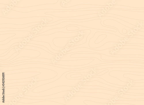 Light wooden surface flat color vector background template. Blank wallpaper with curved wood grains. Empty place for design. Fully editable 2D illustration with copy space for text