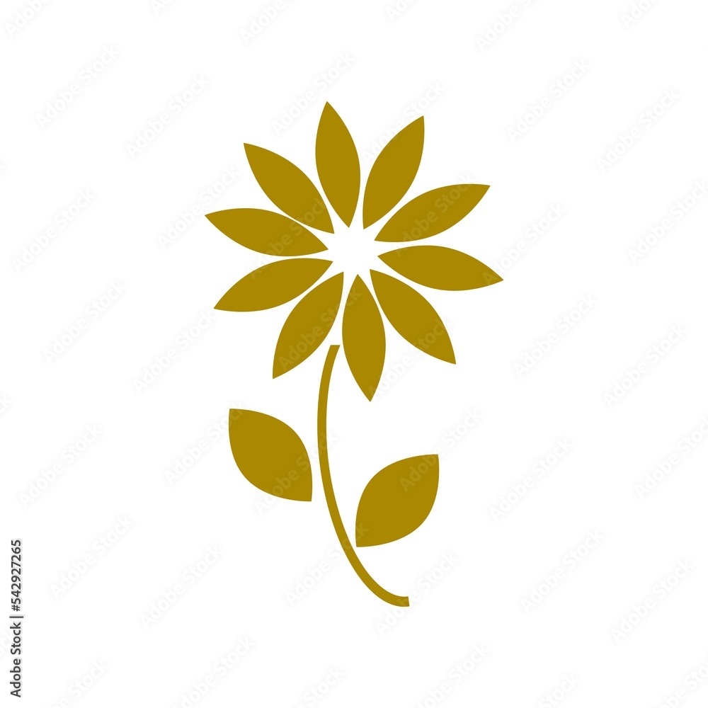 Flower icon isolated on white background. Flower icon isolated on white background.