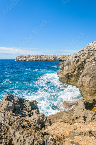 Cales Piques in Menorca, Spain.