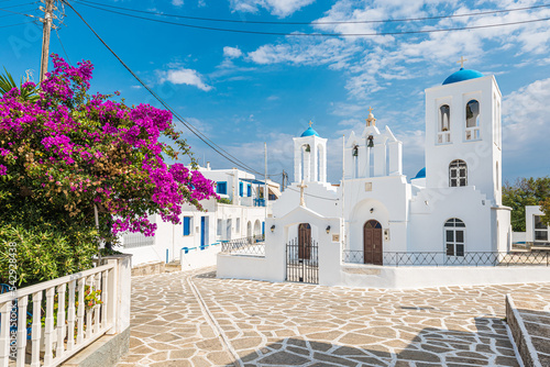 Photos Marmara village in Paros, Greece.