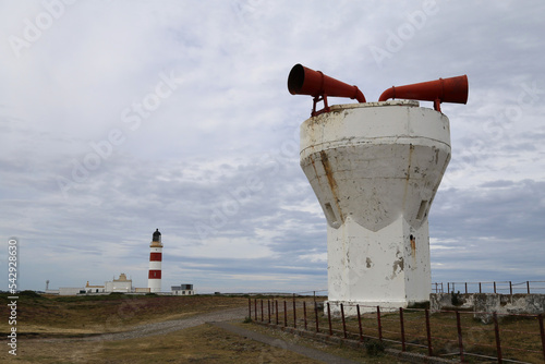 Point of Ayre foghorn on the northern coast of the Isle of Man.