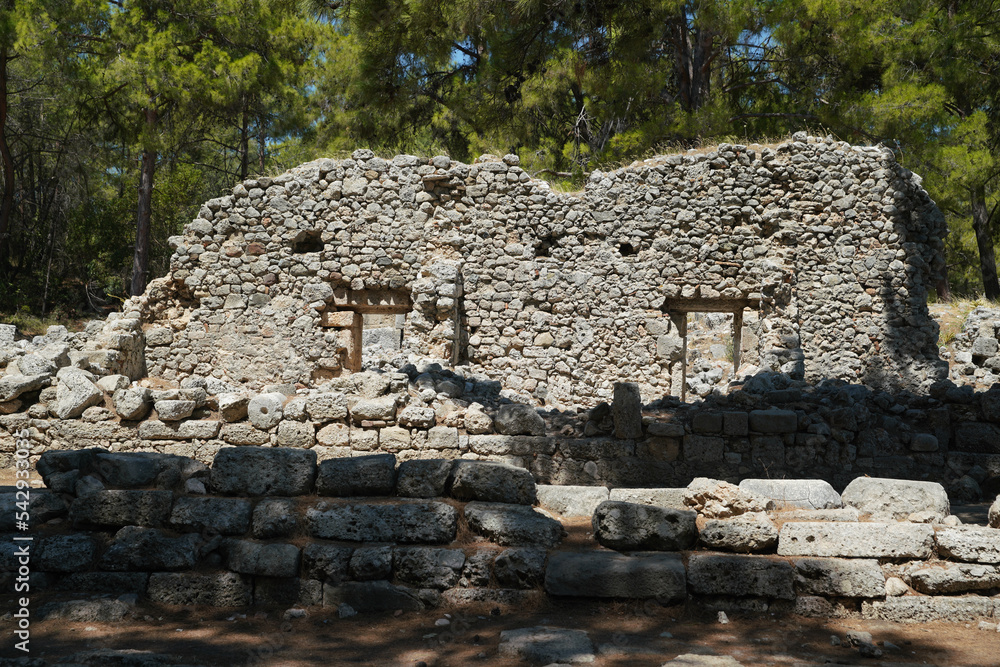 Phaselis Ancient City in Kemer, Antalya, Turkiye Phaselis Ancient City in Kemer, Antalya, Turkiye