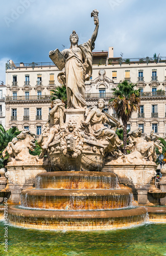 Fontaine de la Federation, Place de la Liberte, Toulon, France, Europe