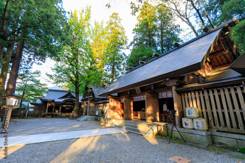 秋の天岩戸神社　宮崎県高千穂町　Amano Iwato Shrine in autumn. Miyazaki Prefecture Takachiho town. photo