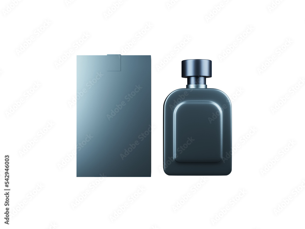 Luxury Perfume Spray Bottle With Box Icon Isolated Cutout Luxury Perfume Spray Bottle With Box Icon Isolated Cutout