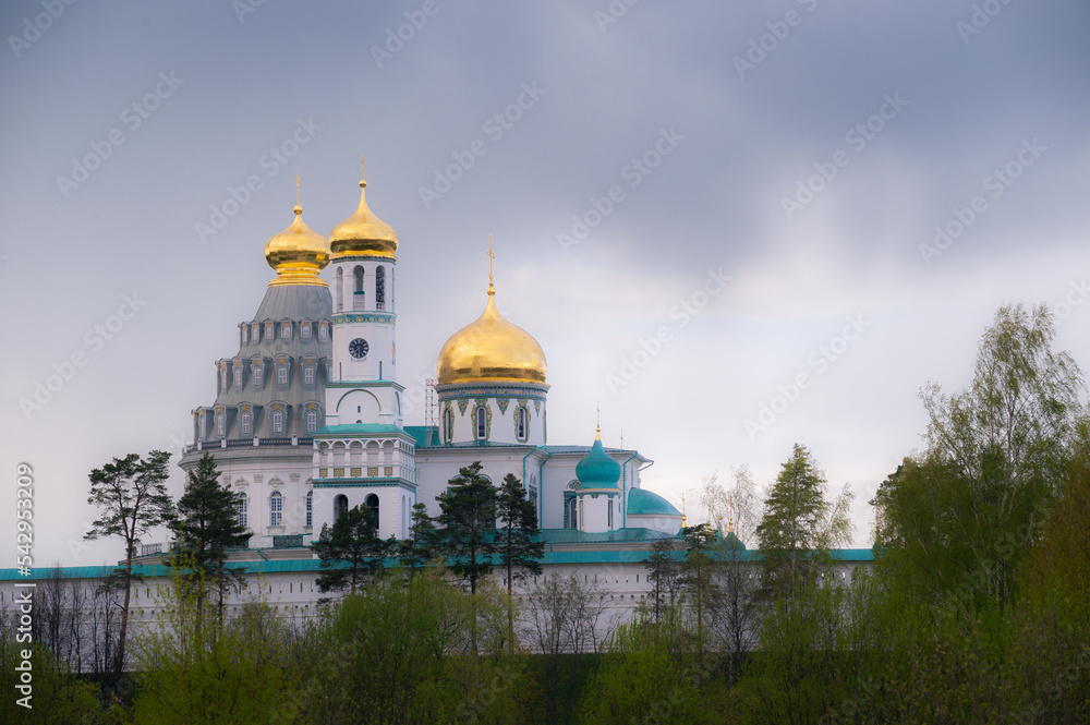New Jerusalem Monastery and clouds New Jerusalem Monastery and clouds