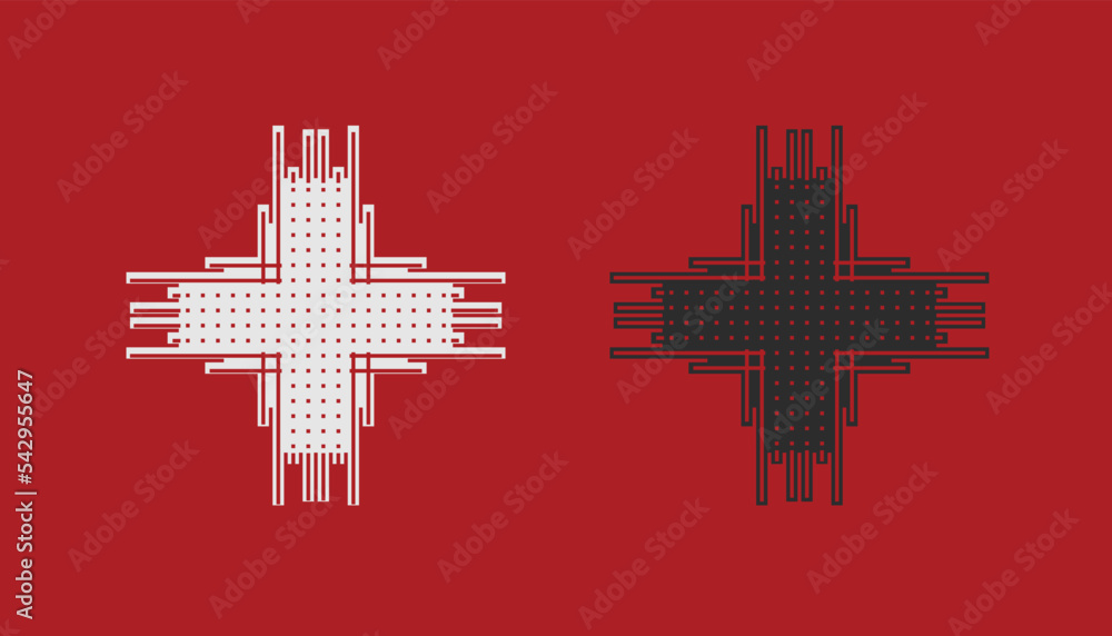 Obraz premium medical cross