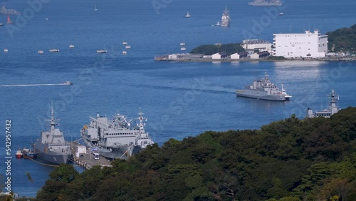 横須賀港の眺め