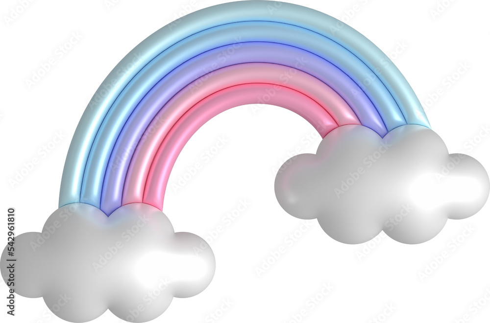 a pastel rainbow surrounded by clouds, for designing decorative elements and icons.
a pastel rainbow surrounded by clouds, for designing decorative elements and icons.