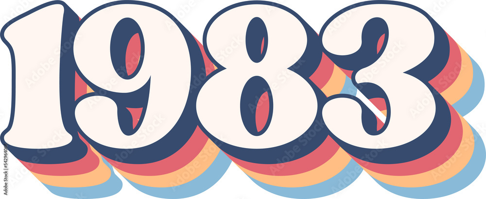 1983 Year Stock Illustration Adobe Stock 1983 Year Stock Illustration Adobe Stock
